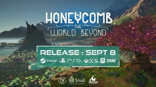 Honeycomb The World Beyond release card showing September 8 and the announced stores